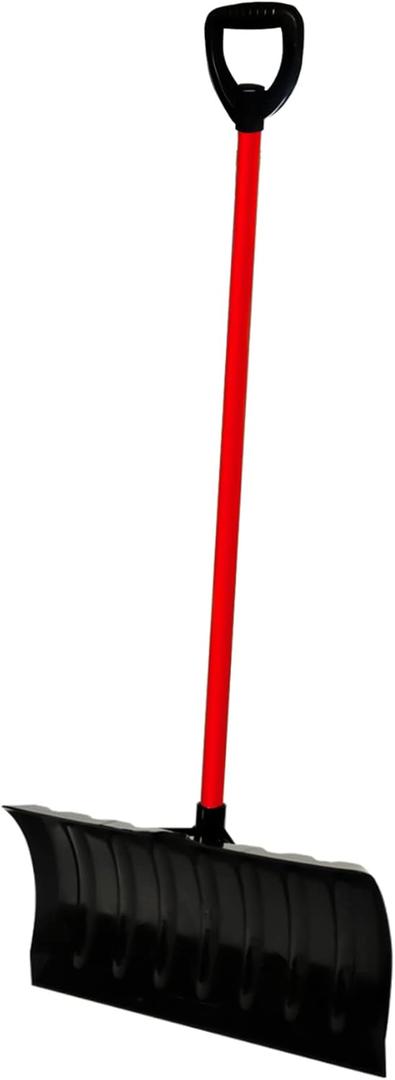 ERA Infinity Snow Shovel  21-inch Pusher-Style Blade, Red/Black