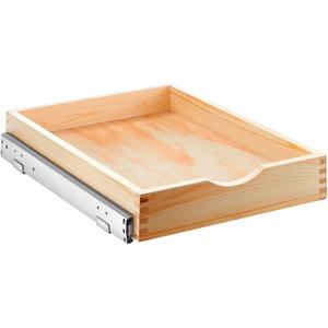 Sintuff 1 Pack Wooden Pull out Tray Cabinet Organizer, 15'' X 21''