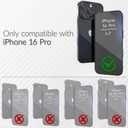 Crave Dual Guard Compatible with iPhone 16 Pro Case, Compatible with MagSafe Shockproof Protection Dual Layer Case for Apple iPhone 16 Pro (6.3") - Sand