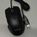 RedThunder K10 Wired Gaming Keyboard and Mouse and Wrist Rest Combo, RGB Backlit, Mechanical Feel Anti-ghosting Keyboard + 7D 7200 DPI Mice+Soft Leather Wrist Rest 3 in 1 PC Gamer Accessories(Black)