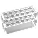 12 Sockets Clear Acrylic Test Tube Rack 10ML Test Tubes,Plastic Centrifuge Tube Holder Stand