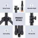 Backdrop Stand Kit - 6 Widths, 10x7.5ft Adjustable Background Stand for Parties & Studio Photography