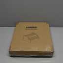 VaeFae Bamboo 2 Step Stool with Non-Slip Step Treads and 2 Cutout Handles (Black)