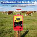 Electric Fence Charger for Livestock(with Grounding Rod), Electric Fence Charger, Fence Energizer 12KV Repel Predators, Fence Charger Ensure Secure Livestock Containmen,Supply for Diverse Farm