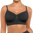 FeelinGirl Bralettes for Women with Support Comfortable Bras No Underwire Seamless Everyday Bras XL