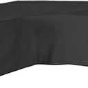 ULTCOVER Patio L-Shaped Left Facing Sofa Cover Waterproof for 6-Seater Outdoor Sectional Furniture Couch 85”W (Left Side) x 110”W (Back Length), Black