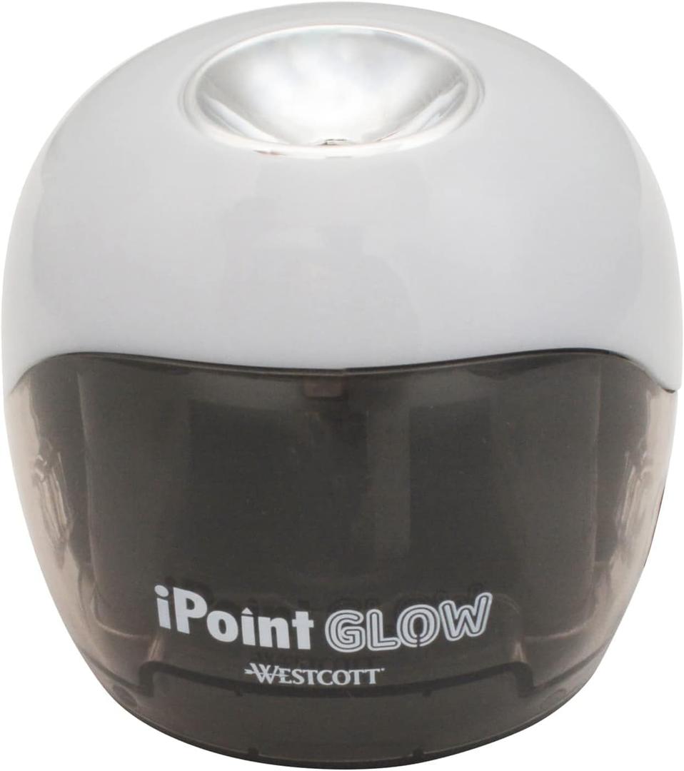 Westcott iPoint Glow Color Changing Battery Pencil Sharpener (1)