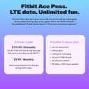 Fitbit Google Ace LTE - Kids Smartwatch with Call, Message, GPS, and Activity-Based Games, Ace Pass Data Plan Required - Spicy - Moovin