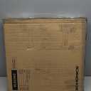 SONGMICS 50.2-Gallon (190 L) Laundry Basket with Wheels, Rolling Round Heavy-Duty Laundry Hamper Cart with Steel Frame and Removable Bag, 2 Locking Wheels, Cream White and Metallic Silver URLS01MZ