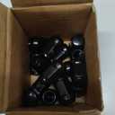 10L0L 1/2-20 Golf Cart Wheel Lug Nuts Kit for EZGO & Club Car, Replace OEM 14723-G1, 1701160, 1010984, 1011390, 800573, Black Set of 16