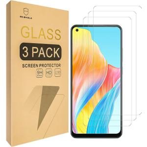Mr.Shield Screen Protector compatible with Oppo A78 4G [Tempered Glass] [3-PACK] [Japan Glass with 9H Hardness]