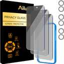 Ailun 3Pack Privacy Screen Protector for iPhone 16 Plus [6.7 inch]+3Pack Camera Lens Protector,Dynamic Island Compatible,Anti Spy Private Tempered Glass[9H Hardness]