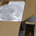 Modern Semi Flush Mount Ceiling Light with Seeded Glass Shade, Brass Gold Flush Mount Ceiling Lights Fixture, Farmhouse Industrial Ceiling Light for Hallway Schoolhouse Laundry Room Kitchen Entryway