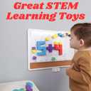 Magnetic Blocks, Magnetic Cubes Educational Toys, Improved Award Winning Magnetic Building Blocks for Kids, 40 Pieces Colorful Autism Toys Magic Cube Sensory Toys for Kids