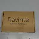 Ravinte 30 Pack Solid Metal Knobs Dresser Drawer Knobs Gold Cabinet Hardware Round Cabinet Door Knobs Drawer Knobs Kitchen Cabinet Knobs Brushed Brass Drawer Pulls