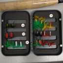 PLUSINNO 27" Fly Fishing Rod and Reel Combo, 4 Piece Lightweight Ultra-Portable Graphite Fly Rod 5/6 Complete Starter Package with Carrier Bag