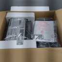 10 in 1 Record Player with External Speakers, 3 SpeedTurntable with AM/FM Radio, CD & Cassette Player, Bluetooth, USB/SD Playback, Remote Control, Black