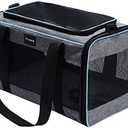 Vceoa 17.5x11x11 Inches Cat, Dog Carrier for Pets Up to 16 Lbs, Soft-Sided Cat Bag Animal Carriers Travel Puppy Carry As a Toy of Fabric Pet Home (XH)