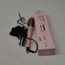 Thermal Round Brush, 1.5 inch Blowout Brush with Ceramic Barrel & Negative Ions Tech Makes Hair Smoother Get Natural Curls, Heated Styler Tool for All Hair Type, Dual Voltage (Pink)