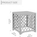 JFY Designs Wooden Side Table - End Table & Accent Tables for Living Room & Bedroom, Versatile Nightstand Sofa Table, Small Accent Furniture for Home Dcor