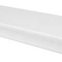 HIGH & MIGHTY 515610 Decorative 24" Floating Shelf Holds up to 20lbs, Easy Tool-Free Dry Wall Installation, Beveled, Retail Packaging, White