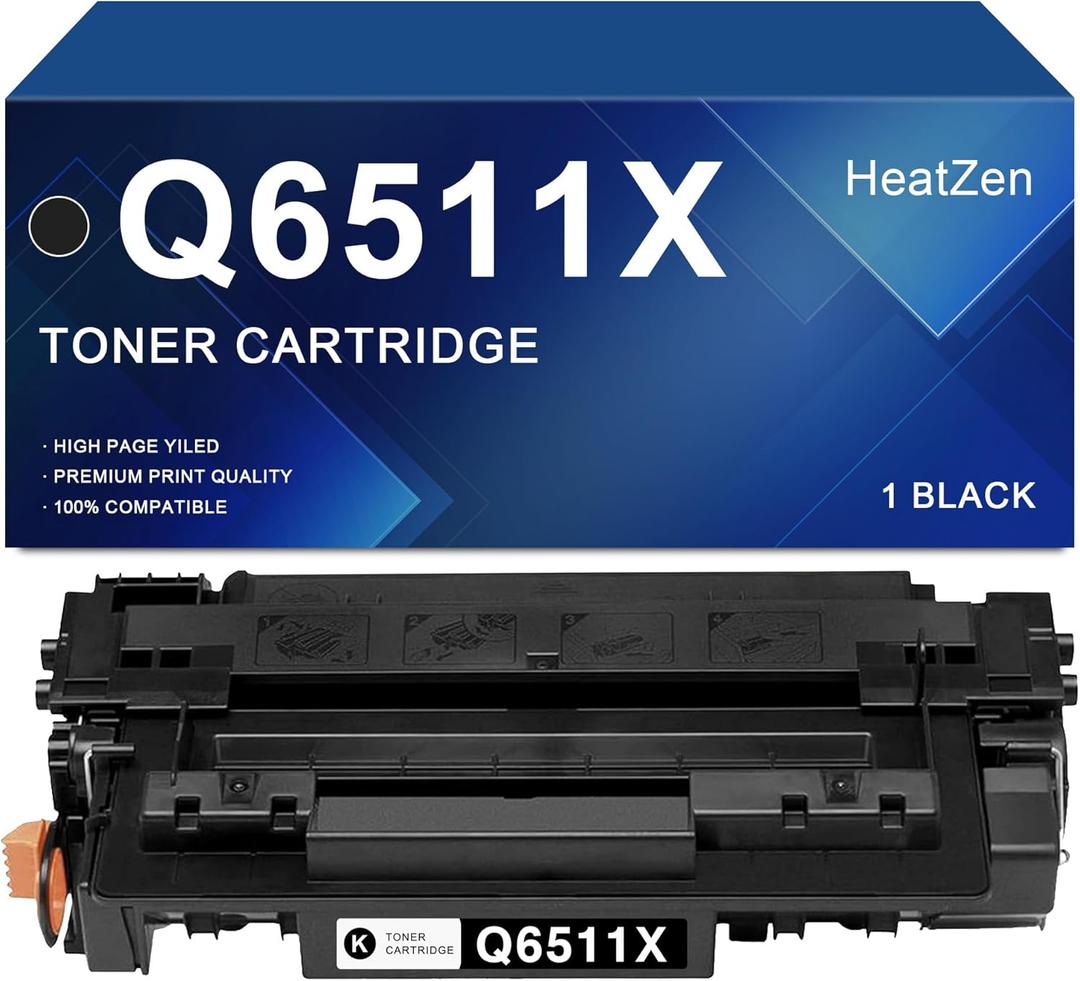 Q6511X Black Toner Cartridge High Yield Replacement for HP 11X Black Toner Cartridge for LaserJet 2400 2410 2410n 2420 2420D 2420n 2420dn 2420dtn 2430 2430n 2430tn 2430dtn Printer Ink