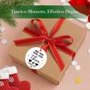 2 x Gifts for Expecting Parents, Expecting Baby Christmas Ceramic Ornaments, and Then There were Three Coming in 2026 Ornaments (Dark Black)