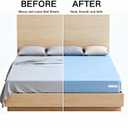 Bed Sheet Holders for Corners, Lock Sheet Holders, 4Pcs Fitted Sheet Holders Keep Sheets Firm & Tight, Durable Heavy Duty Bed Sheet Clips, Sheet Locks, Fit All Mattress Easy Install - White