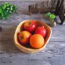 Wooden Bowl Decorative Natural Wood Fruit Bowl, Irregular Creative Wood Bowls, Rustic Hand Carved Candy Snack Keys Serving Bowls for Home Decor (10"-12" Diameter)