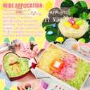 Zonon 9oz Easter Grass Basket Filler Raffia Paper Shreds Stuffers Craft Tissue Raffia Filler Grass for Gift Packaging Easter Egg Hunt Party Favors Decoration(Pink, Light Green, Yellow)