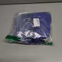 Naggoo Women's 3/4 Sleeve Button V Neck High Low Loose Fit Casual Long Tunic Tops Tee Shirts S-3XL (Blue, L)