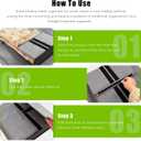 Cosy Family 12 Pack Bed Sheet Organizers and Storage, Foldable Sheet Organizer for Closet, Organizing Bedding Container Cubes for Bedsheets (Queen & King Size), Duvet Covers, Dark Grey