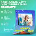 Koala Double Sided Thin Matte Printer Paper 13x19 Inch 32LB 110 Sheets