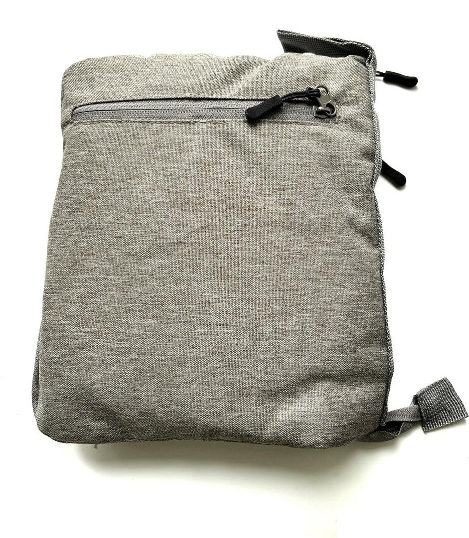 Large gray storage bag, portable firm travel bag