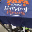Graphic T-Shirt – Purple Base with Orange & White Graphic Print, M