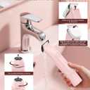 2 in 1 Women Electric Shaver - Dual Head Bikini Trimmer for Women Waterproof Wet & Dry Use Body Hair Trimmer and Facial Hair Remover, Painless Razors for Bikini Underarm Leg Arm Body Face, Pink