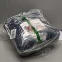 Botanical Bedspread Full Size - Leaves Pattern Stitching Quilt Set - Elegant & Fresh Style Bedding Coverlets, Reversible, Lightweight, 5 Piece, Navy (Full(96"x110"))