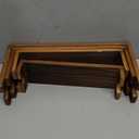 2 Set Wooden Tiered Risers Display Stands for Vendor Events,Stackable Wood Cupcake Display Stand,Farmhouse Decor Wood Dessert Table Display Set,Vendor Booth Display Items,Food Display Risers for Party
