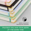 Hardcover Spiral Notebook Journal 8.5 x 11,300 Pages College Ruled Notebook, Lined Thick Journals for Women Men,A4 Thick Spiral Journal for Writing,110GSM Paper, Spiral Notebooks for Work School Pink