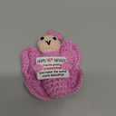 Sweet 16 Gifts for Girls, Mini Crochet Pink Butterfly Plush for 16th Birthday Teen, Happy 16 Year Old Girl Birthday Gift Ideas, Sixteen YO Decorations