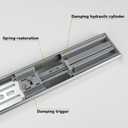 LONTAN 5 Pairs 18 Inch Soft Close Drawer Slides Side Mount Heavy Duty Cabinet Drawer Glides Ball Bearing Full Extension Kitchen Cabinet Rails 100 LB Capacity