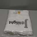 White Curtains 96 inches Long 2 Panels Back Tab Light Filtering Cotton Textured Curtain Modern Farmhouse Coastal Decor Off White Linen Drapes 96 inch Length for Patio Sliding Door Office 60x96