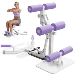 FEIERDUN Squat Machine for Women, Adjustable Deep Squat & Glutes Trainer, Low Impact Core & Lower Body Workouts, Push Up Board & Strength Training, Easy to Assemble Home Gym Equipment, 400Lbs Weight Capacity