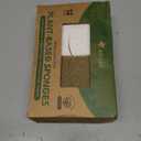 AIRNEX Natural Kitchen Sponges (12 Pack) - Biodegradable Cellulose & Coconut Scrubber Dish Sponges for Kitchen - Eco-Friendly, Non Scratch, Compostable, Non Toxic S-Shaped Natural Sponges for Dishes