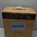 LUGGEX Underseat Carry On Luggage with Wheels, UDK Stylish Lightweight Under Seat Luggage, Soft Sided Personal Item Suitcase for Short Trip (UX-Core, Cream White, 16 Inch)