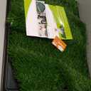 LOOBANI Dog Grass Pad with Tray - Dog Litter Box - Indoor Potty for Apartment and Patio Training - with 2 Packs Grass Pee Pads for Replacement, 2025 Inch