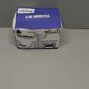 2.4G Wireless Game Controller Set, Dual Gamepad with USB Receiver, White and Black, Classic Game Console Support, 10 Simulator Compatible