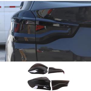 Smoked Tail Light Covers Compatible with BMW X3/iX3/X3M G01 G45 Car Taillight Protection Cover Rear Light Guards Exterior Accessories (2018-2021)