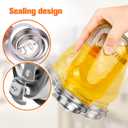 Palksky Mason Jar Drinking Lids, Stainless Steel Wide Mouth Mason Jar Sip Lid accessories, Anticracking Leak Proof Seal Flip Cap Cover Airtight Accessories for Drink,2Pack