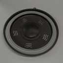 Microwave Splatter Cover Vented for Food, Splatter Guard & Colander Kitchen Gadget for Fruit Vegetables Microwave Plate Cover with Hook Hole,Dishwasher-Safe,BPA-Free Silicone & Plastic (1PACK)